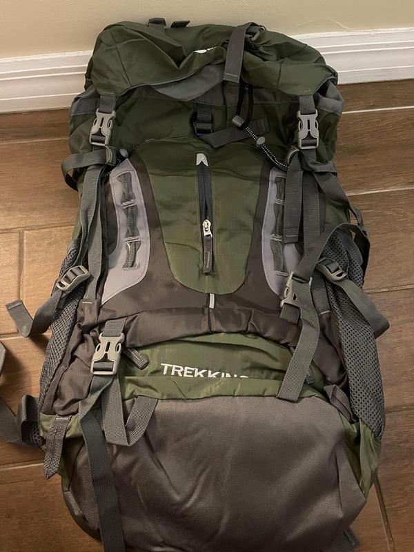 60L großer Camping-Rucksack, Reisetasche, Herren und Damen, Gepäck, Wandern, Schultertaschen, Outdoor, Klettern photo review