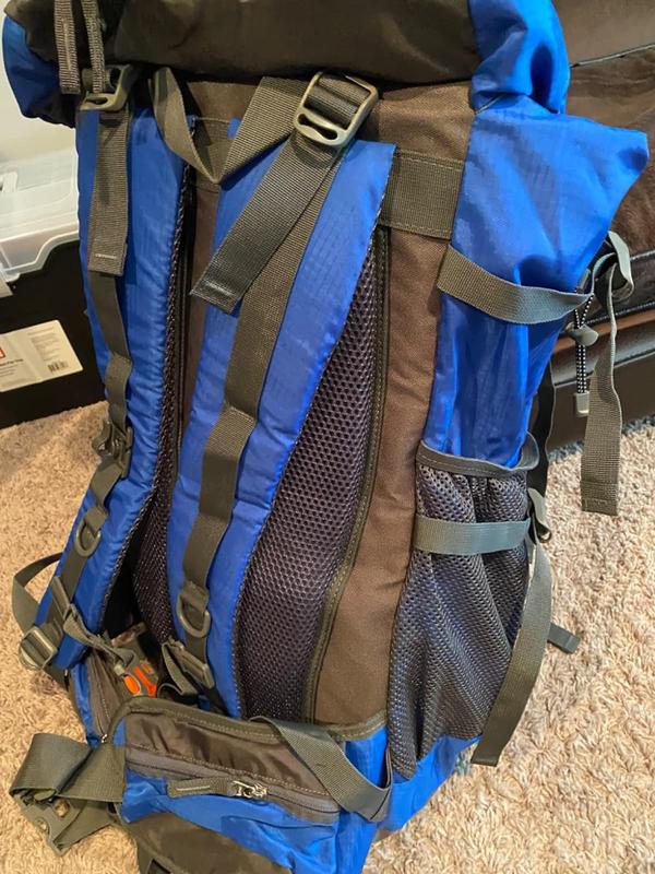 60L großer Camping-Rucksack, Reisetasche, Herren und Damen, Gepäck, Wandern, Schultertaschen, Outdoor, Klettern photo review