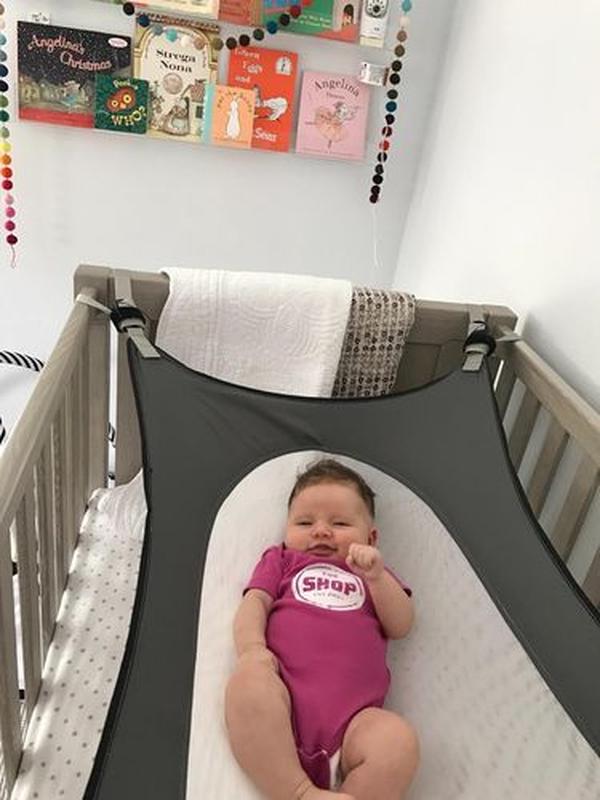 Baby-Hängematte – tragbares, abnehmbares Kinderbett für den Komfort von Kindern zu Hause photo review