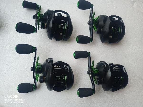 Baitcasting-Rolle 8,1:1 12+1Bb Barsch-Angelrolle 8 kg max. Zugkraft photo review