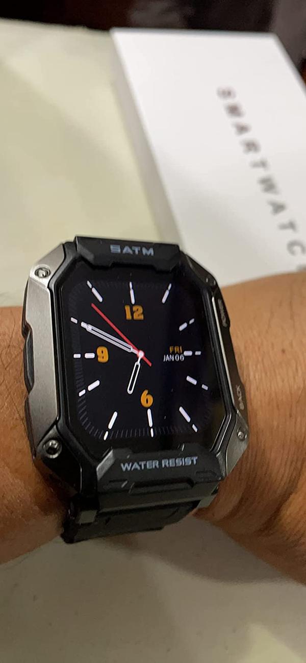 Bestbewertete robuste militärische taktische Smartwatch photo review