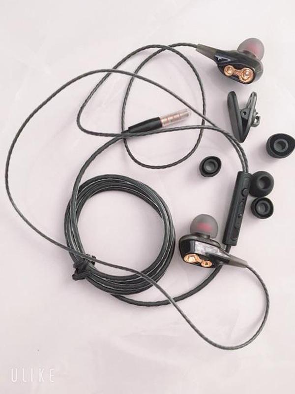 Dual-Driver-Kopfhörer mit Kabel, extra Bass, In-Ear-Dual-Motion-Sportkopfhörer photo review