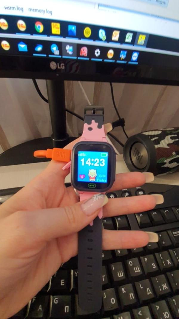 Kinder-Smartwatch mit GPS-Standortverfolgung, wasserdichte Kinder-Telefonuhr photo review