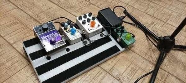 Kleines Gitarrenpedalboard photo review