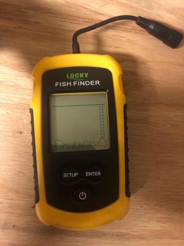 Tragbarer kabelloser Smart Pro Fischfinder-Sonardetektor mit Display photo review