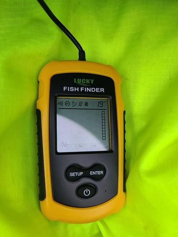 Tragbarer kabelloser Smart Pro Fischfinder-Sonardetektor mit Display photo review