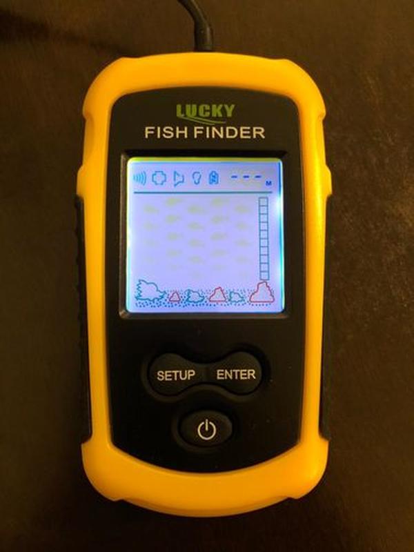 Tragbarer kabelloser Smart Pro Fischfinder-Sonardetektor mit Display photo review