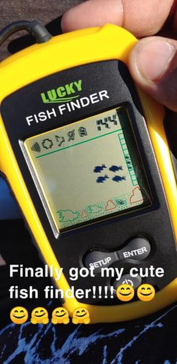 Tragbarer kabelloser Smart Pro Fischfinder-Sonardetektor mit Display photo review