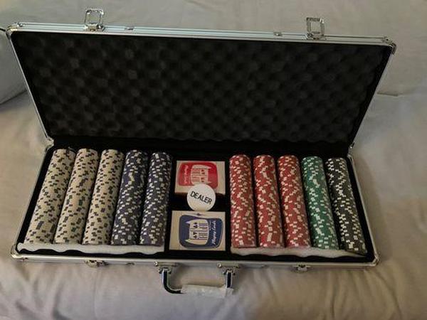 Ultimatives individuelles Pokerchip-Set, Aluminium-Box-Chip-Set-Unterhaltung photo review