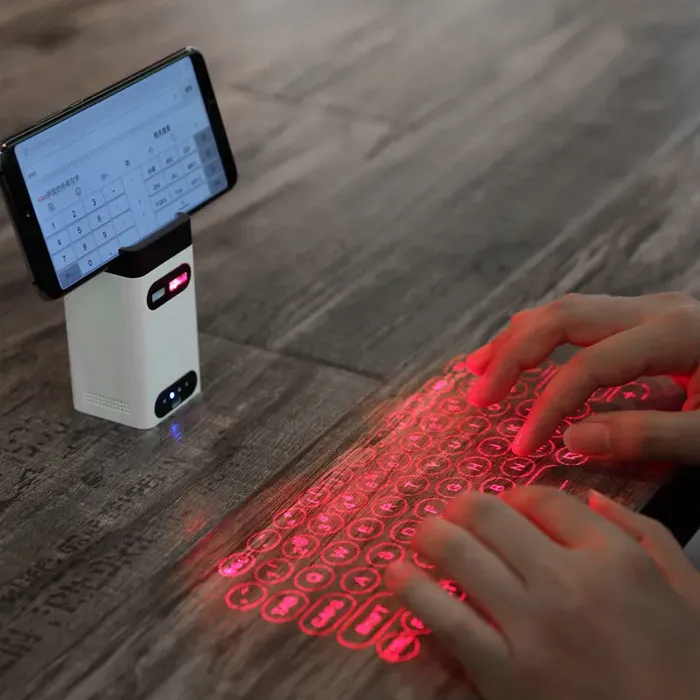 Virtuelle Bluetooth-Lasertastatur, tragbare drahtlose Bluetooth-Laserprojektions-Virtual-Bluetooth-Tastatur