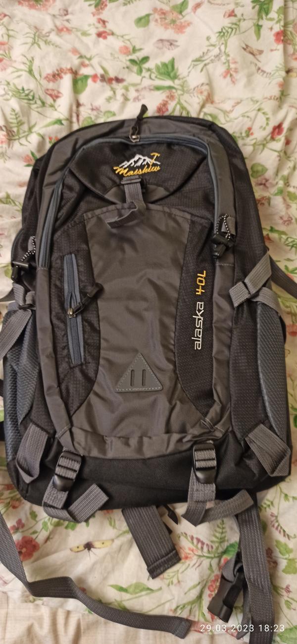 Wasserdichter Rucksack, Reiserucksack, Sporttasche, Outdoor-Bergsteigen, Wandern, Camping-Rucksack photo review