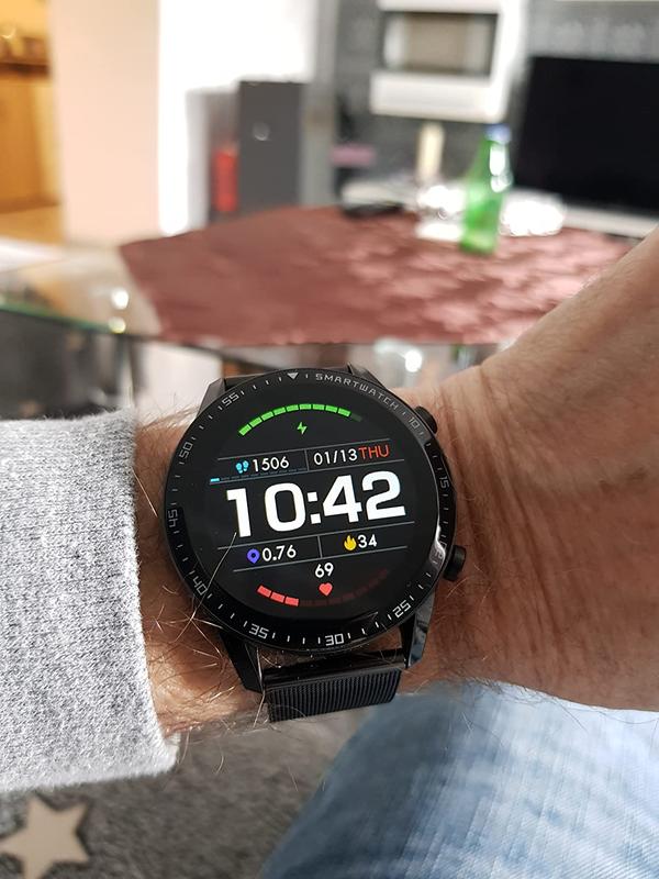 Wasserdichtes Bluetooth-Smartwatch-Telefon photo review